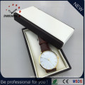 Relojes de moda con correa de cuero genuino con caja de reloj de cuero (DC-1212)